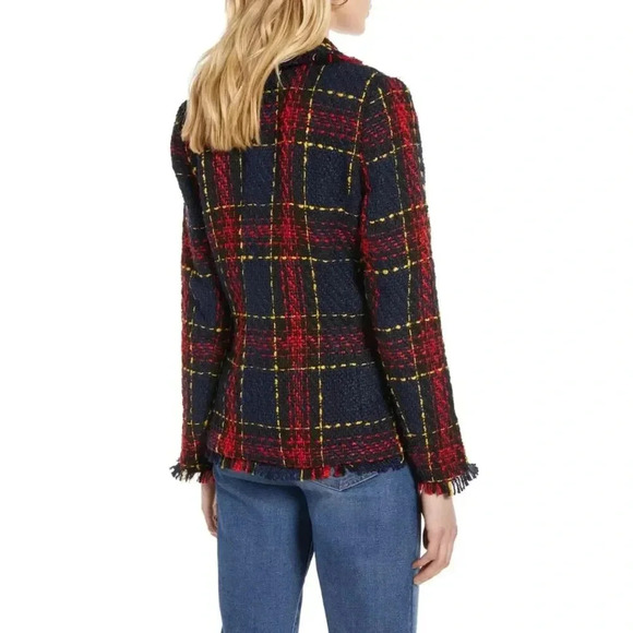 Halogen Shawl Collar Tweed Blazer - Picture 2 of 14